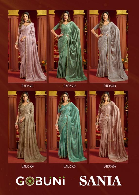 Gobuni Sania catalog surat wholesale shop sarees