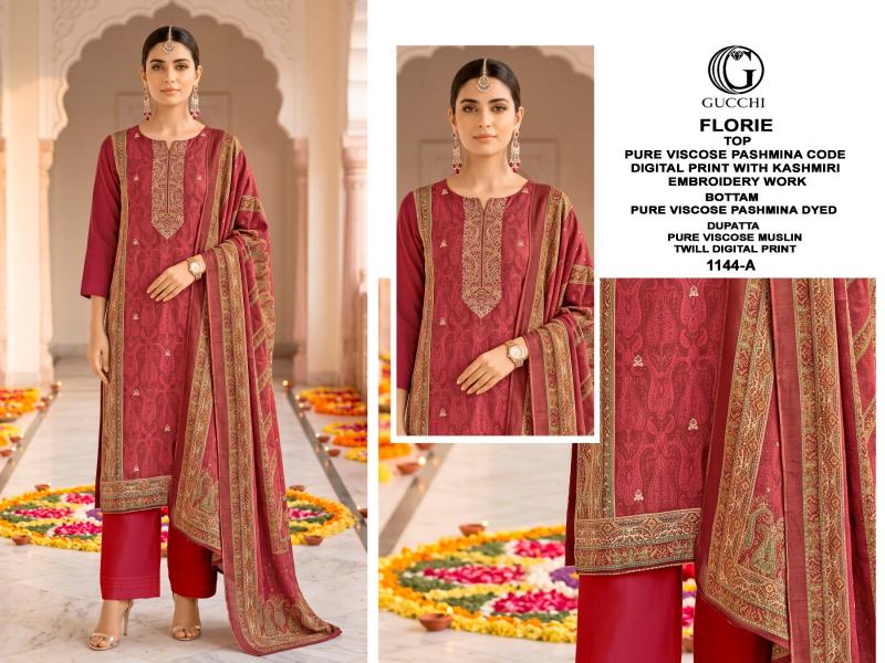Gucchi Florie 1144 catalog salwar kameez wholesaler forms