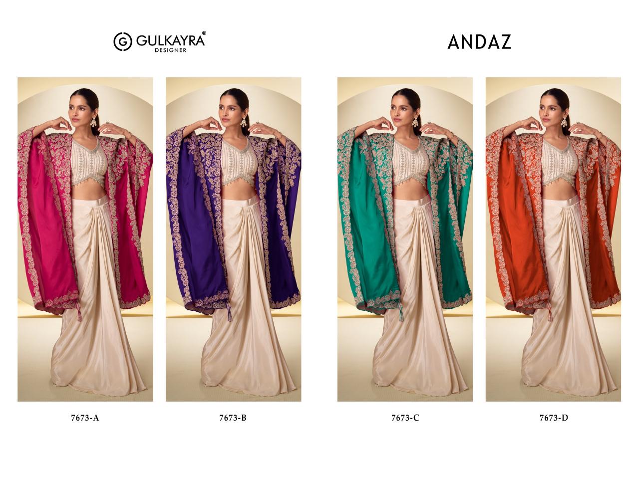 Gulkayra Andaz catalog indo western wear wholesaler 
