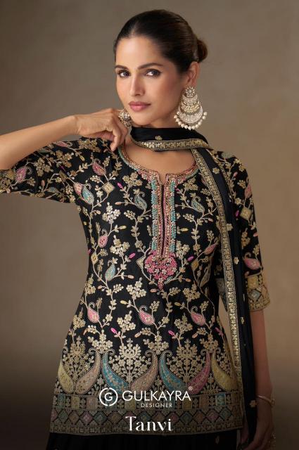 Gulkayra Tanvi catalog banarasi silk salwar kameez material wholesale