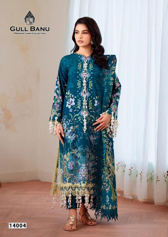 Gull Aahmed Gulbanu Vol 14 –  Karachi Dress Material Wholesale Catalog