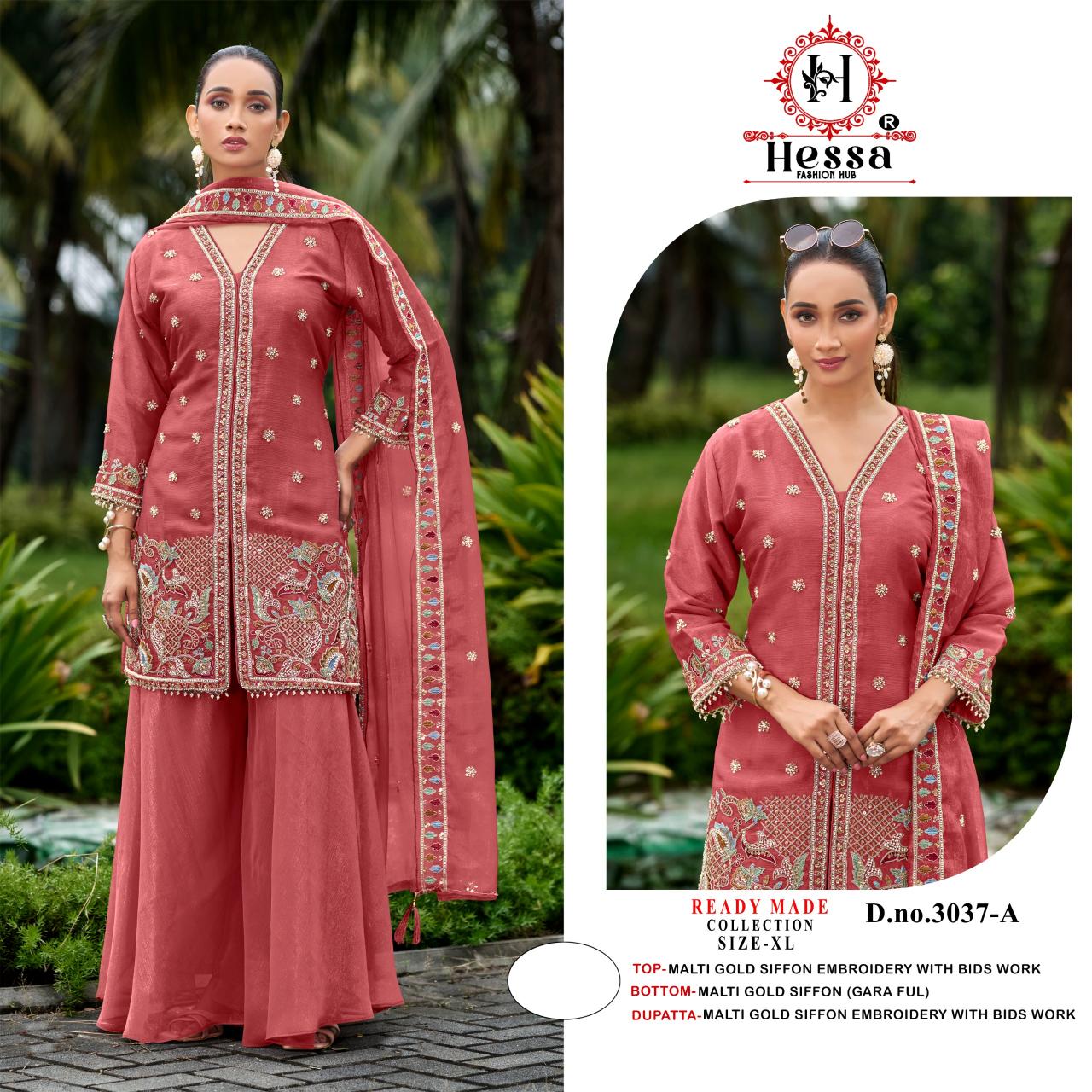 Hessa 3037 catalog pakistani suits online india wholesale