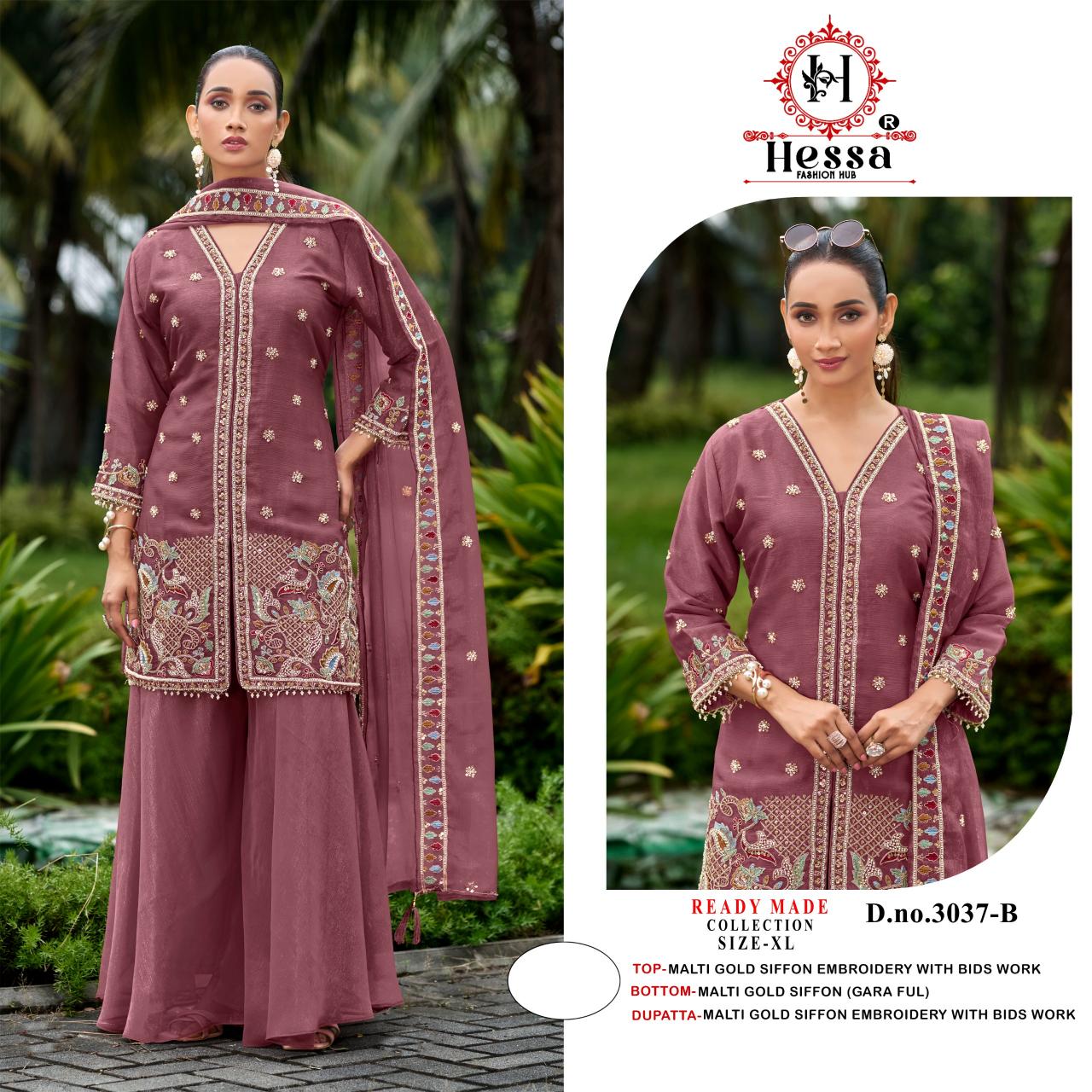 Hessa 3037 catalog pakistani suits online india wholesale