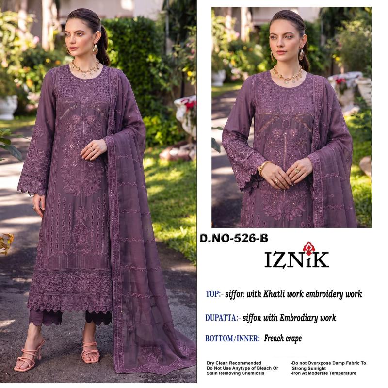 Iznik 526 Catalog pakistani suits wholesalers