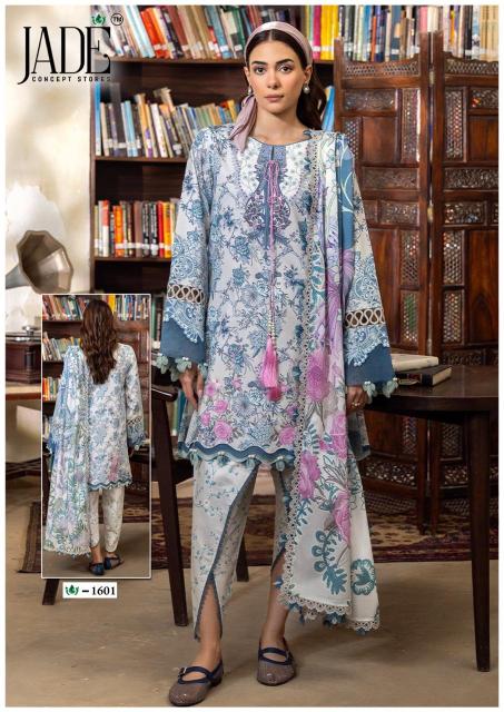 Jade Crimson Vol 16 – Karachi Kurti Pant With Dupatta Wholesale Catalog