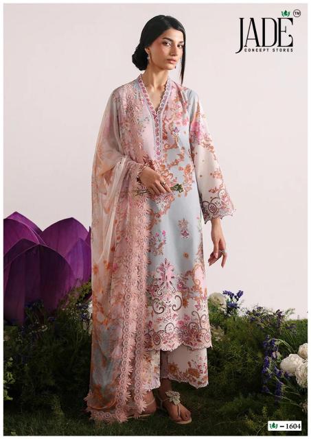 Jade Crimson Vol 16 – Karachi Kurti Pant With Dupatta Wholesale Catalog