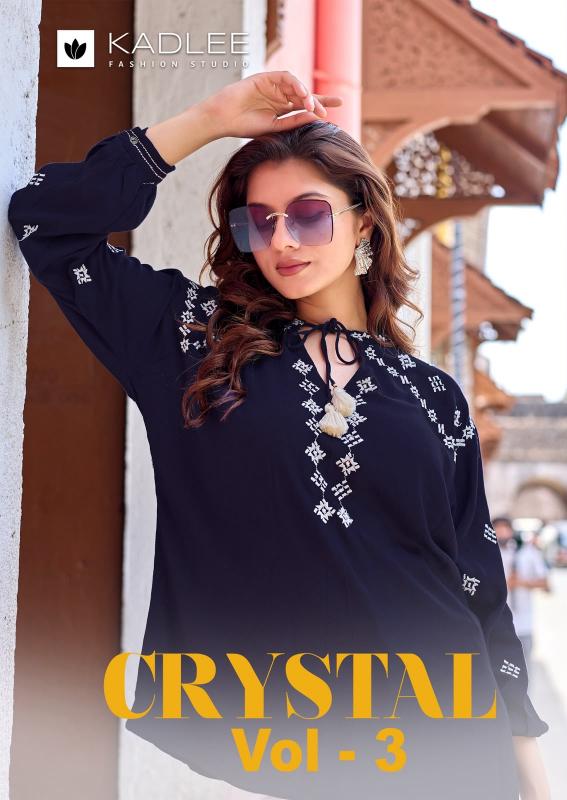 Kadlee Crystal vol 3 catalog kurti wholesaler in puinan