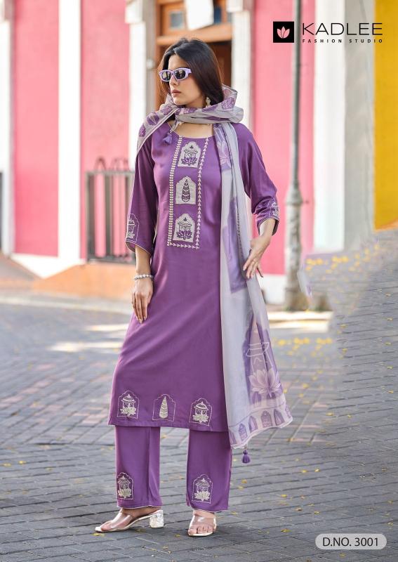Kadlee Gulmohar catalog kurti set wholesale