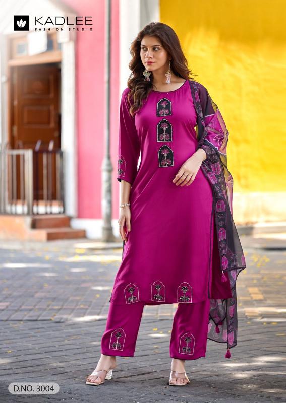Kadlee Gulmohar catalog kurti set wholesale