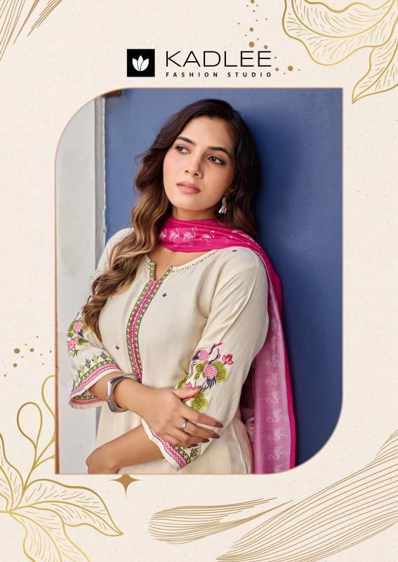 Kadlee Roohani catalog rayon fabric kurtis wholesale