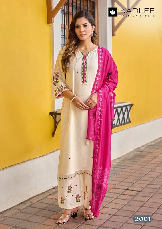 Kadlee Roohani catalog rayon fabric kurtis wholesale