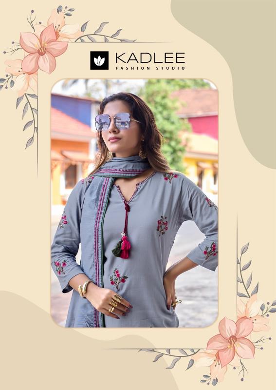 Kadlee Vasant catalog wholesale online kurti palazzo set