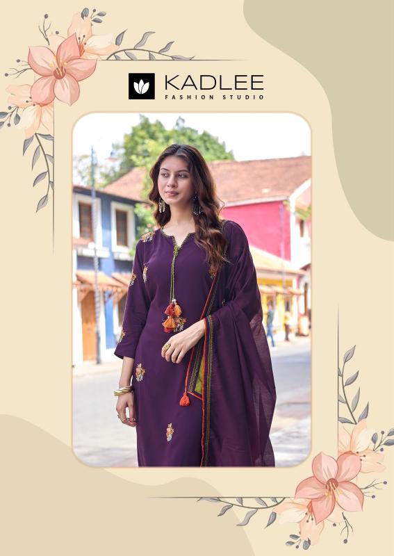 Kadlee Vasant catalog wholesale online kurti palazzo set