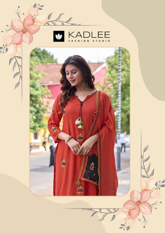 Kadlee Vasant catalog wholesale online kurti palazzo set