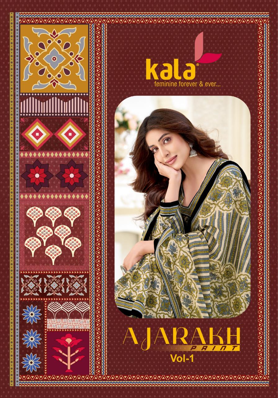 Kala Ajrakh Vol 1 – Dress Material Wholesale Catalog