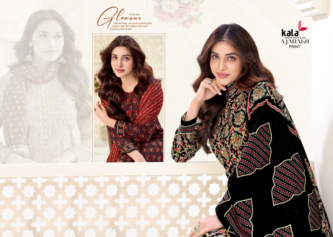 Kala Ajrakh Vol 1 – Dress Material Wholesale Catalog