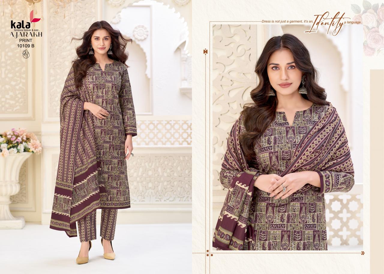 Kala Ajrakh Vol 1 – Dress Material Wholesale Catalog