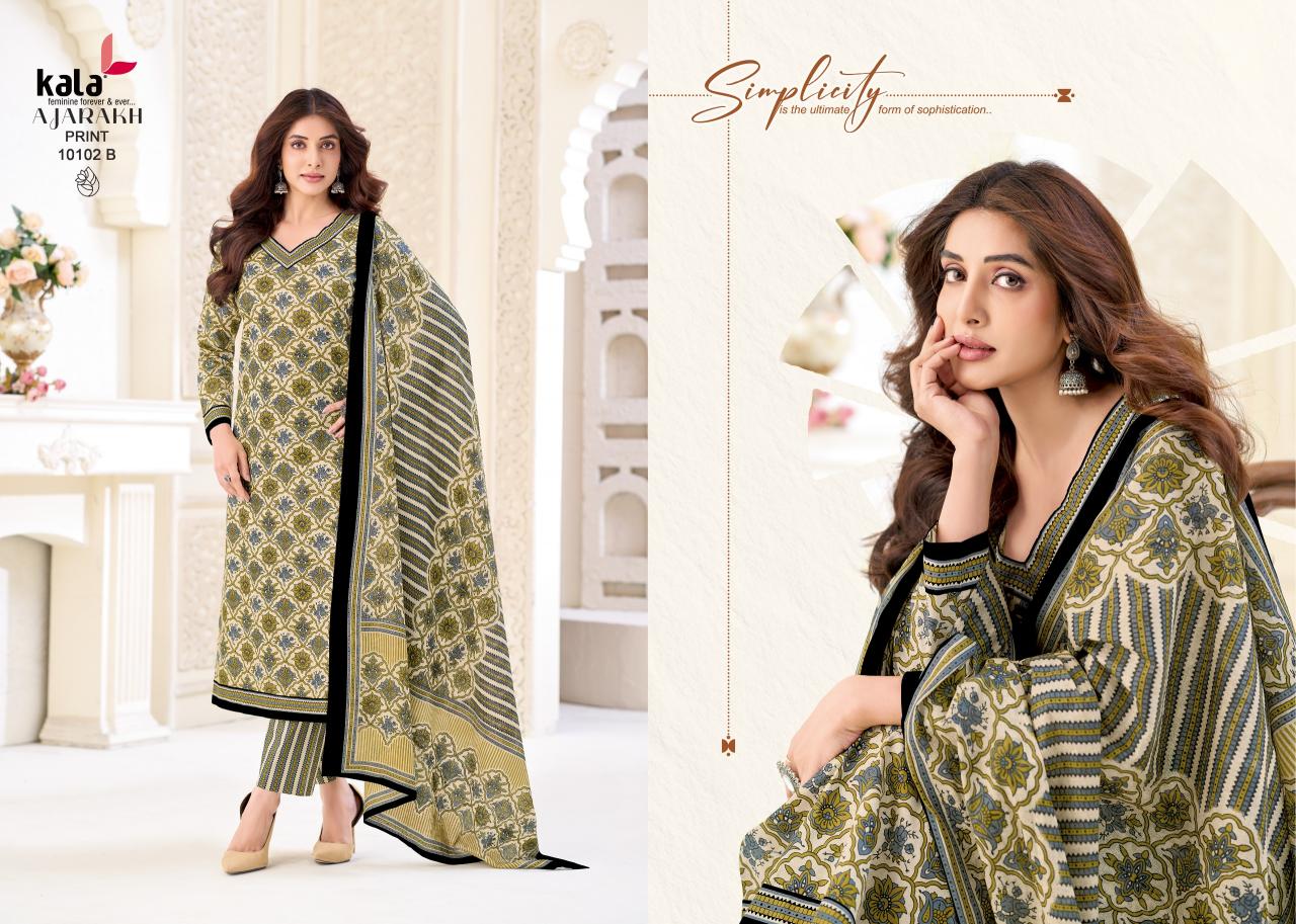Kala Ajrakh Vol 1 – Dress Material Wholesale Catalog