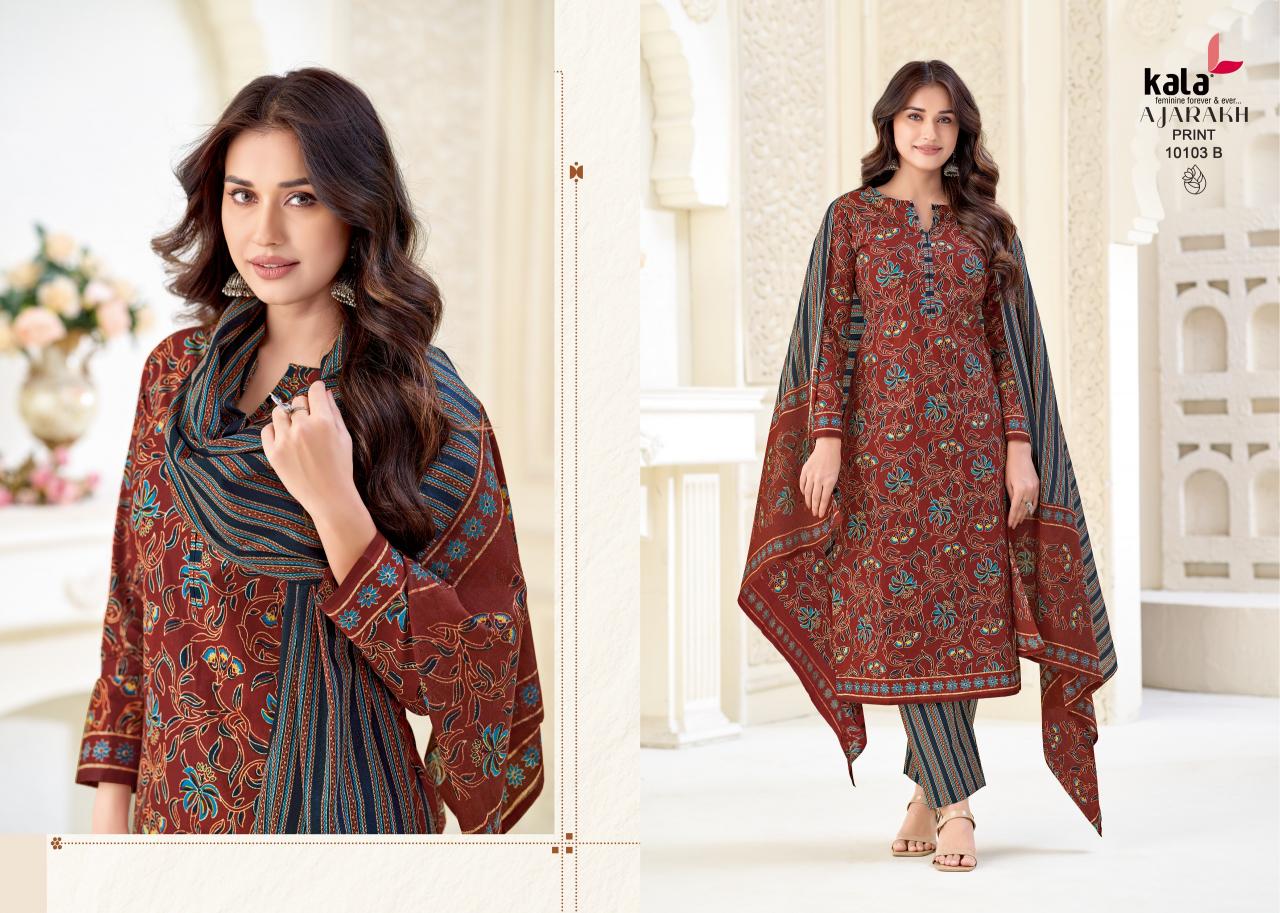 Kala Ajrakh Vol 1 – Dress Material Wholesale Catalog