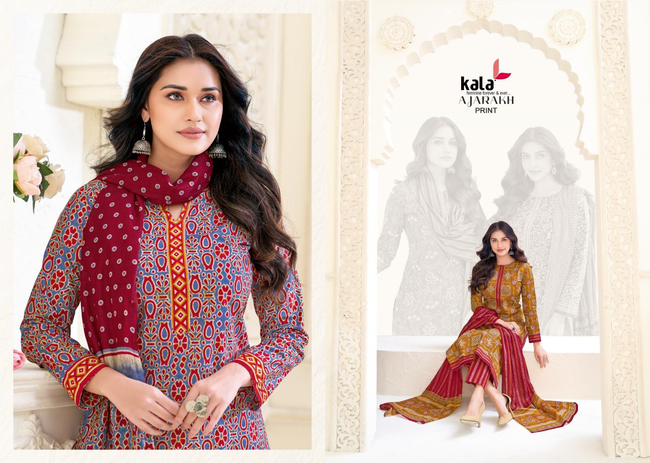 Kala Ajrakh Vol 1 – Dress Material Wholesale Catalog