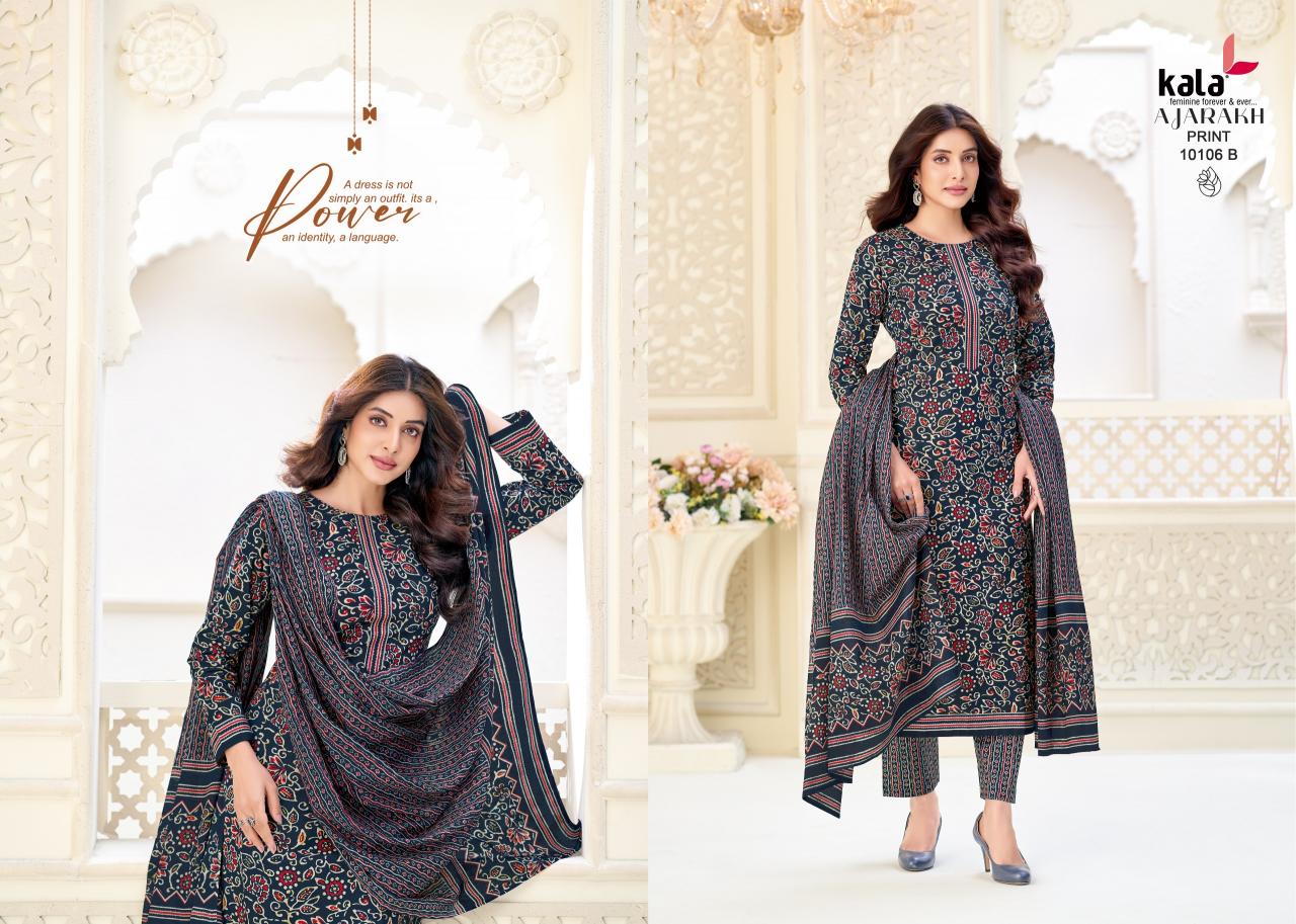 Kala Ajrakh Vol 1 – Dress Material Wholesale Catalog