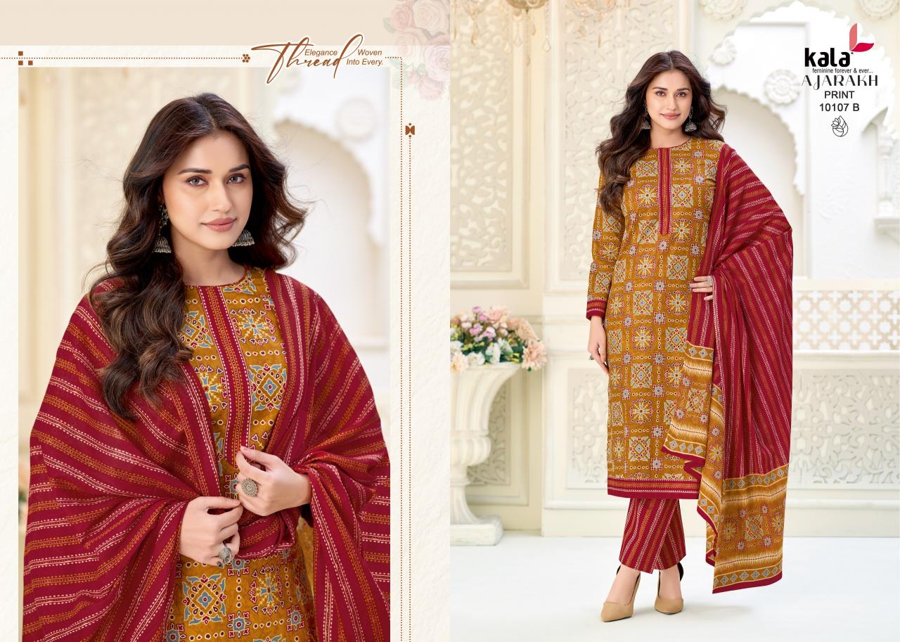 Kala Ajrakh Vol 1 – Dress Material Wholesale Catalog