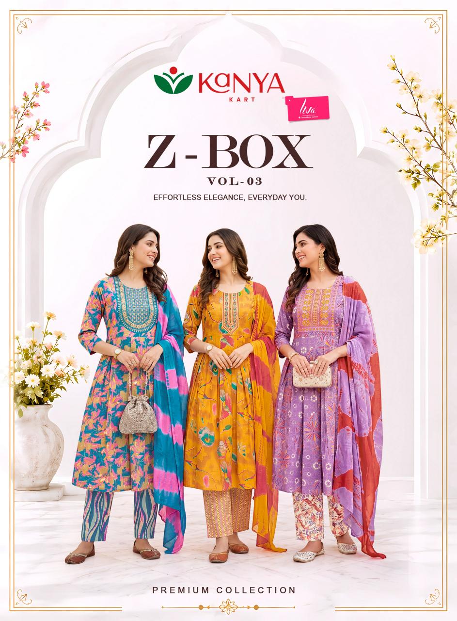 Kanya Z Box vol 3 catalog surat kurti wholesale market online shopping