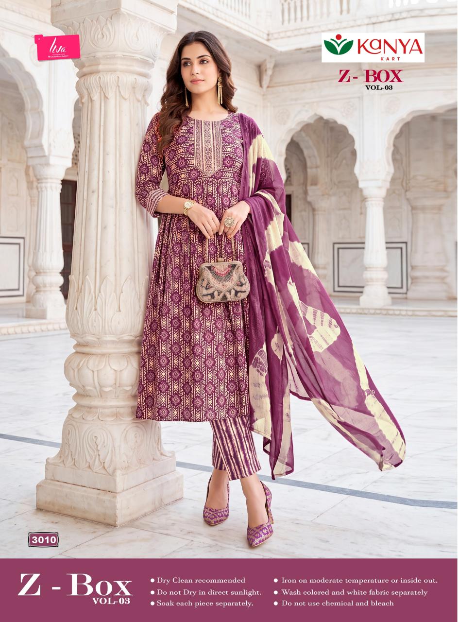Kanya Z Box vol 3 catalog surat kurti wholesale market online shopping