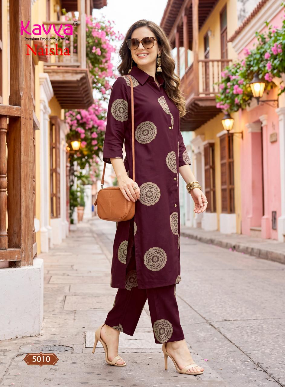 Kavya Naisha vol 5 catalog coord set wholesale market in delhi