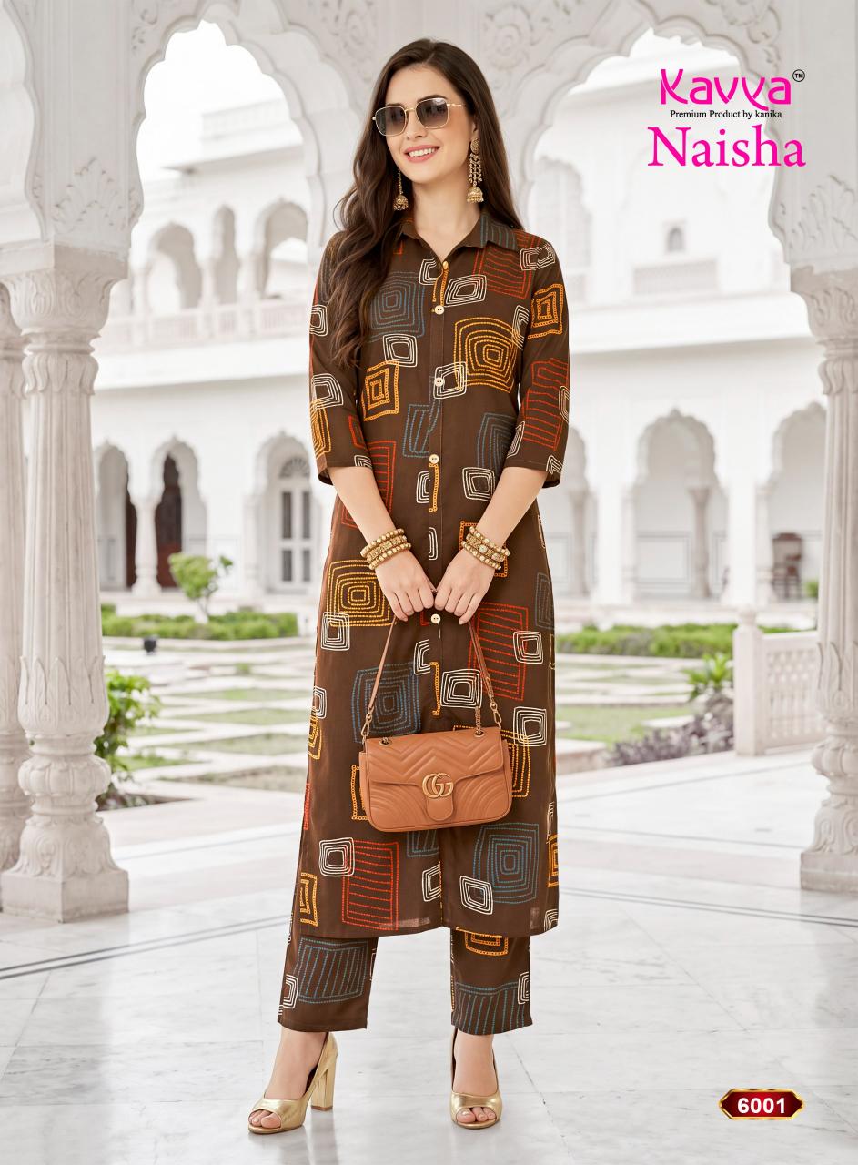 Kavya Naisha vol 6 catalog co ord sets wholesale delhi