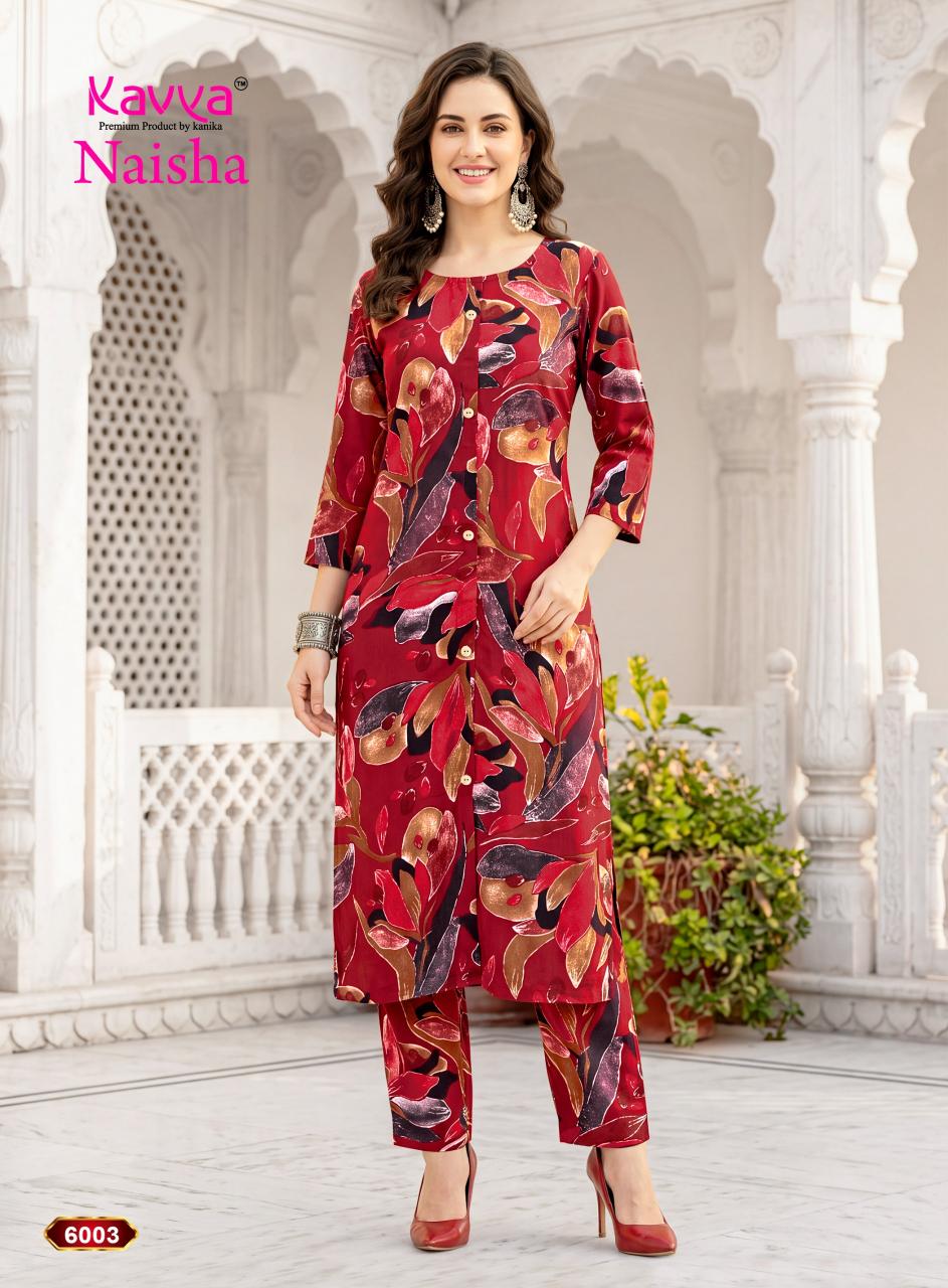 Kavya Naisha vol 6 catalog co ord sets wholesale delhi