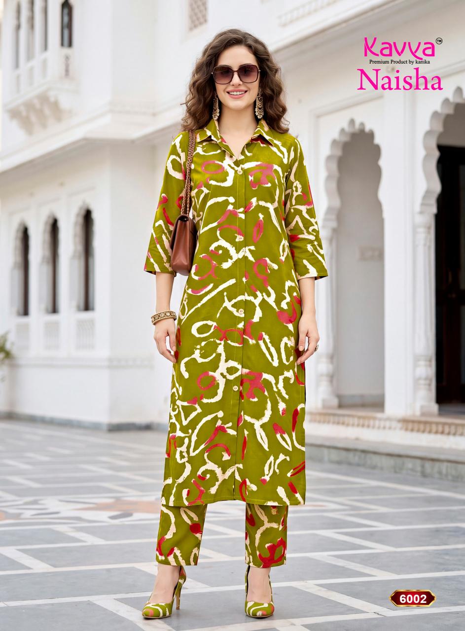 Kavya Naisha vol 6 catalog co ord sets wholesale delhi
