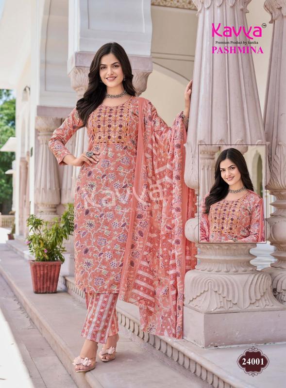 Kavya Pashmina Vol 24 catalog branded kurtis wholesale in bangalore
