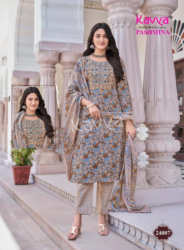 Kavya Pashmina Vol 24 catalog branded kurtis wholesale in bangalore