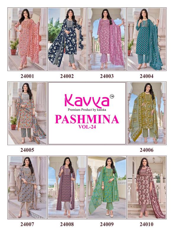 Kavya Pashmina Vol 24 catalog branded kurtis wholesale in bangalore