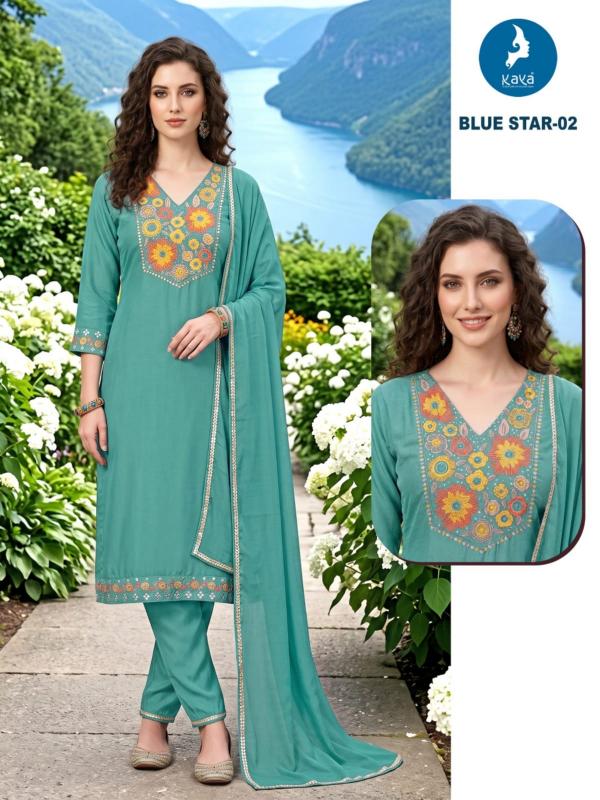 Kaya Blue Star 0.1 catalog pakistani kurtis wholesale in surat