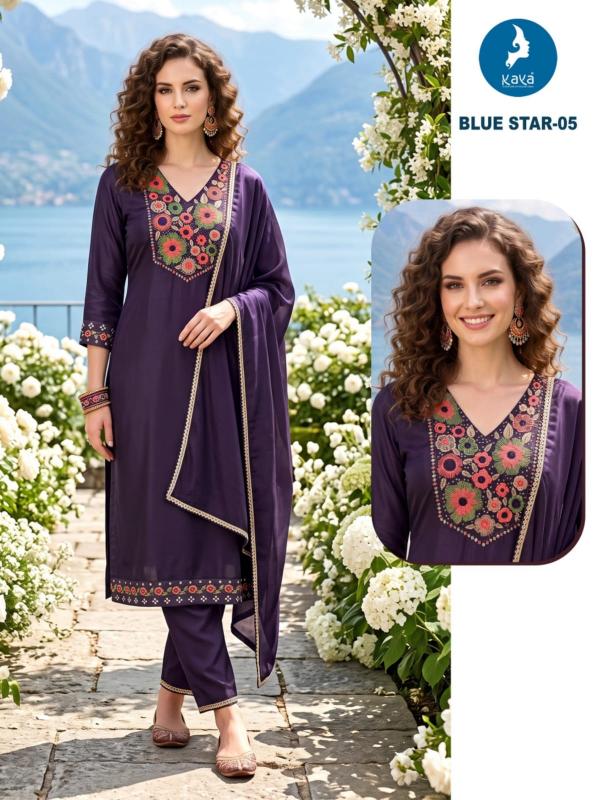 Kaya Blue Star 0.2 catalog mumbai wholesale kurti market address