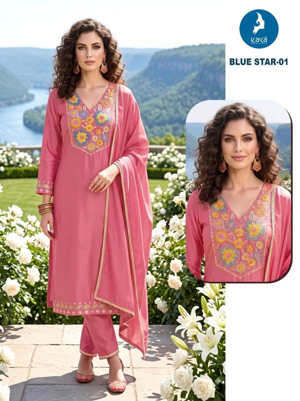Kaya Blue Star 0.2 catalog mumbai wholesale kurti market address