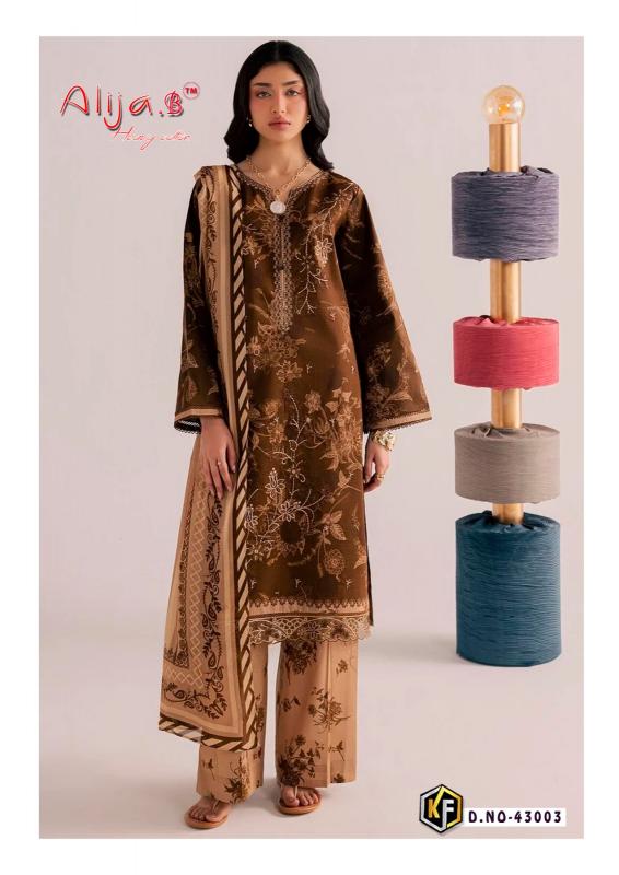 Keval Alija B vol 43 – Karachi Dress Material Wholesale Catalog
