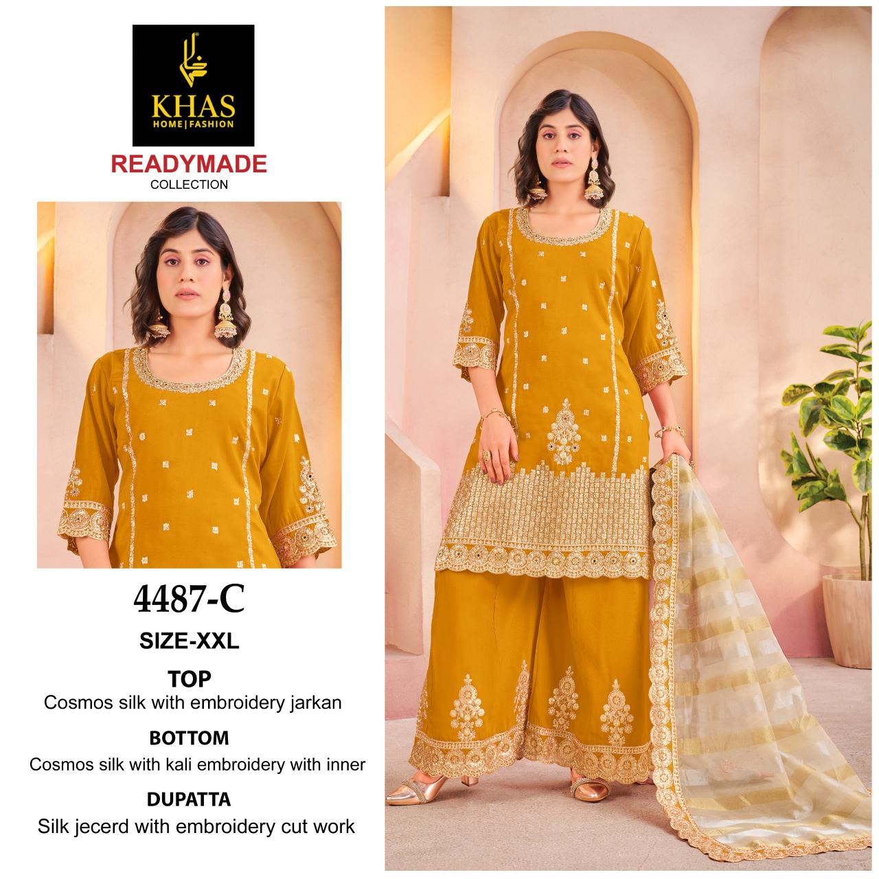 Khas 4487 catalog pakistani suits wholesalers