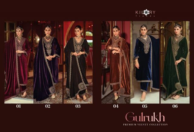 Kilory Gulrukh catalog salwar kameez wholesale market in kolkata 