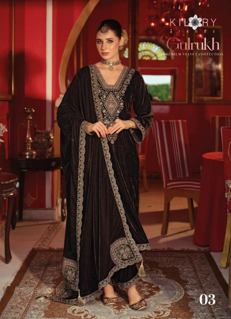 Kilory Gulrukh catalog salwar kameez wholesale market in kolkata 