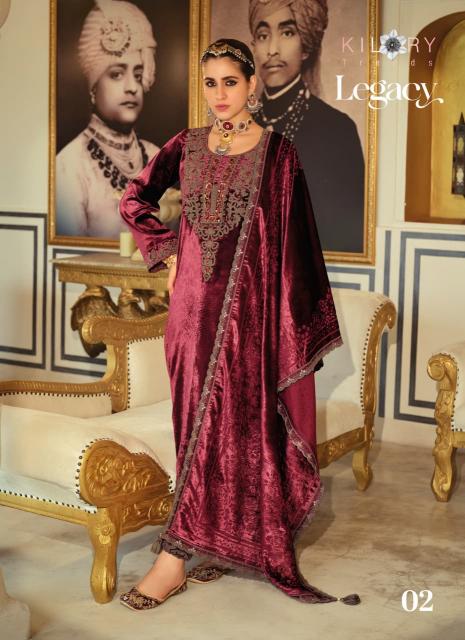 Kilory Legacy catalog online wholesale wedding salwar kameez