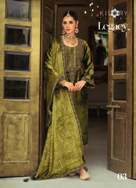 Kilory Legacy catalog online wholesale wedding salwar kameez