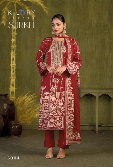 Kilory Surkh catalog indian salwar kameez wholesale online