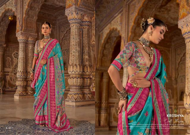 Kreshva Siyaara catalog uppada silk sarees wholesale dealers