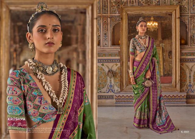 Kreshva Siyaara catalog uppada silk sarees wholesale dealers