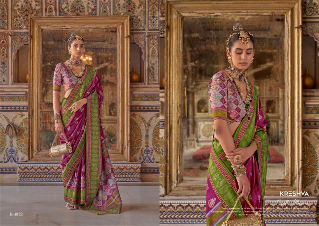 Kreshva Siyaara catalog uppada silk sarees wholesale dealers