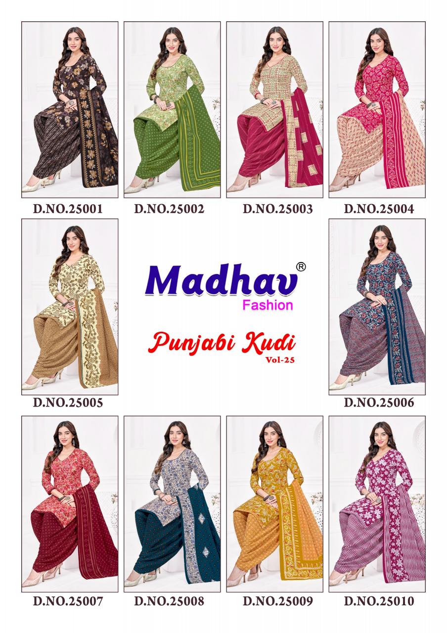 Madhav Punjabi Kudi Vol 25 – Dress Material Wholesale Catalog