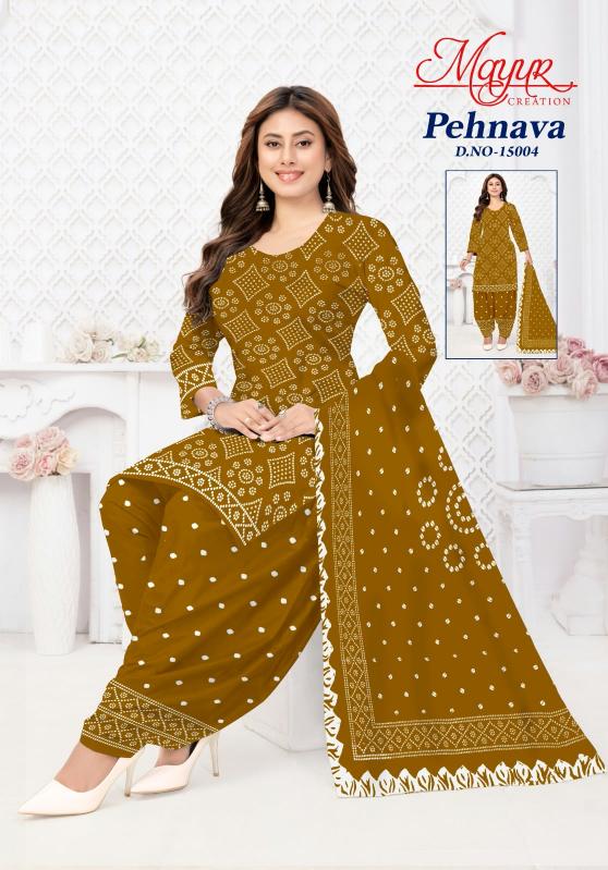 Mayur Pehnava Vol 15 – Dress Material Wholesale Catalog